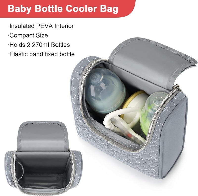 accmor Breastmilk Cooler Bag, Insulated Baby Bottle Cooler Tote Bags for Nursing Mom Daycare, Portable Breast Milk Cooler Bag for Travel - Image 3